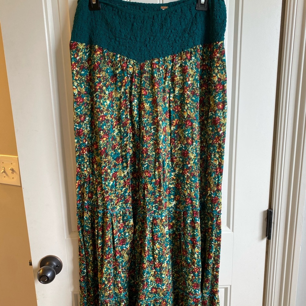 Free People Floral Flare Pants